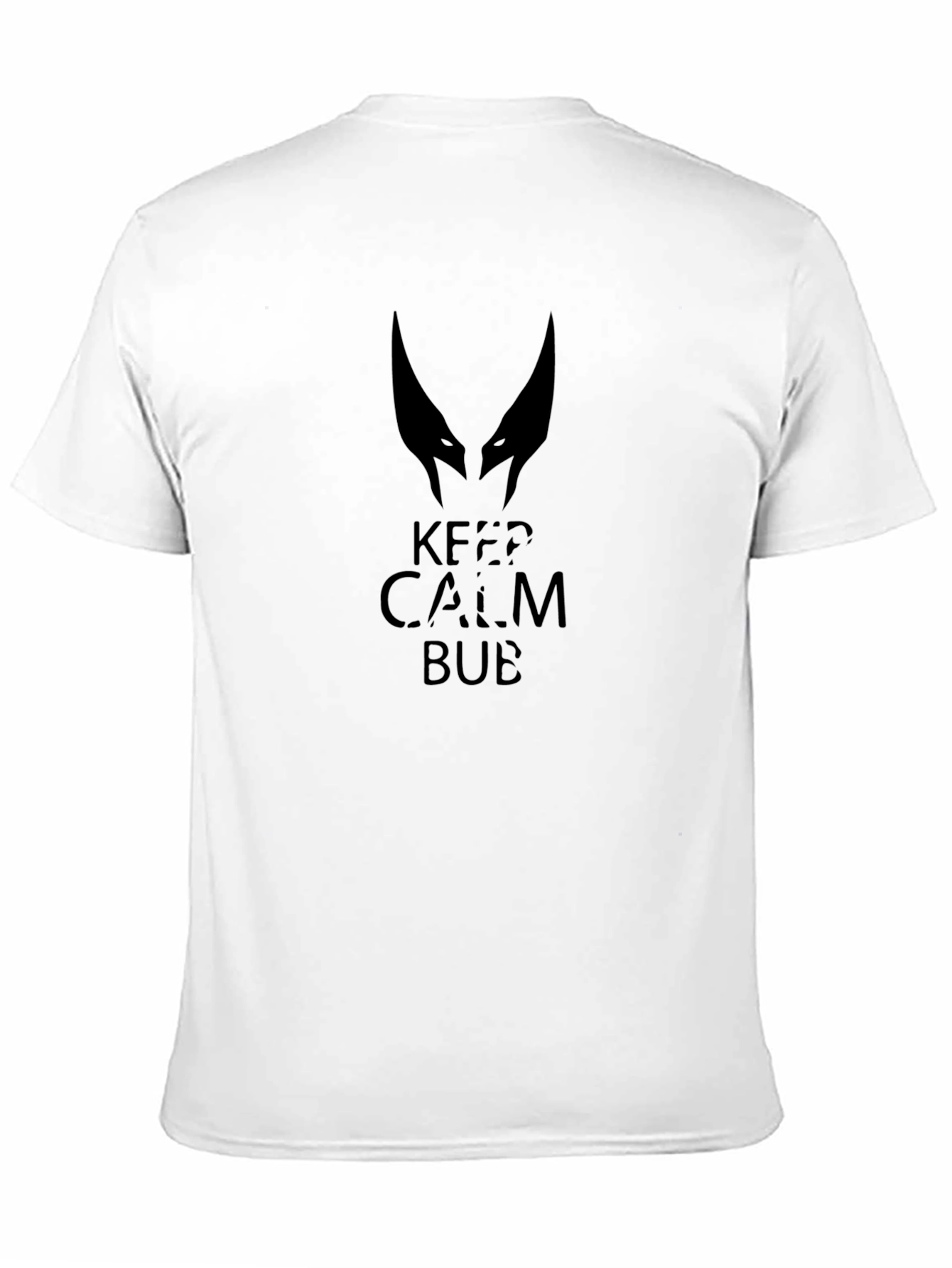 Keep Calm Bub T-Shirt - Black Graphic Tee