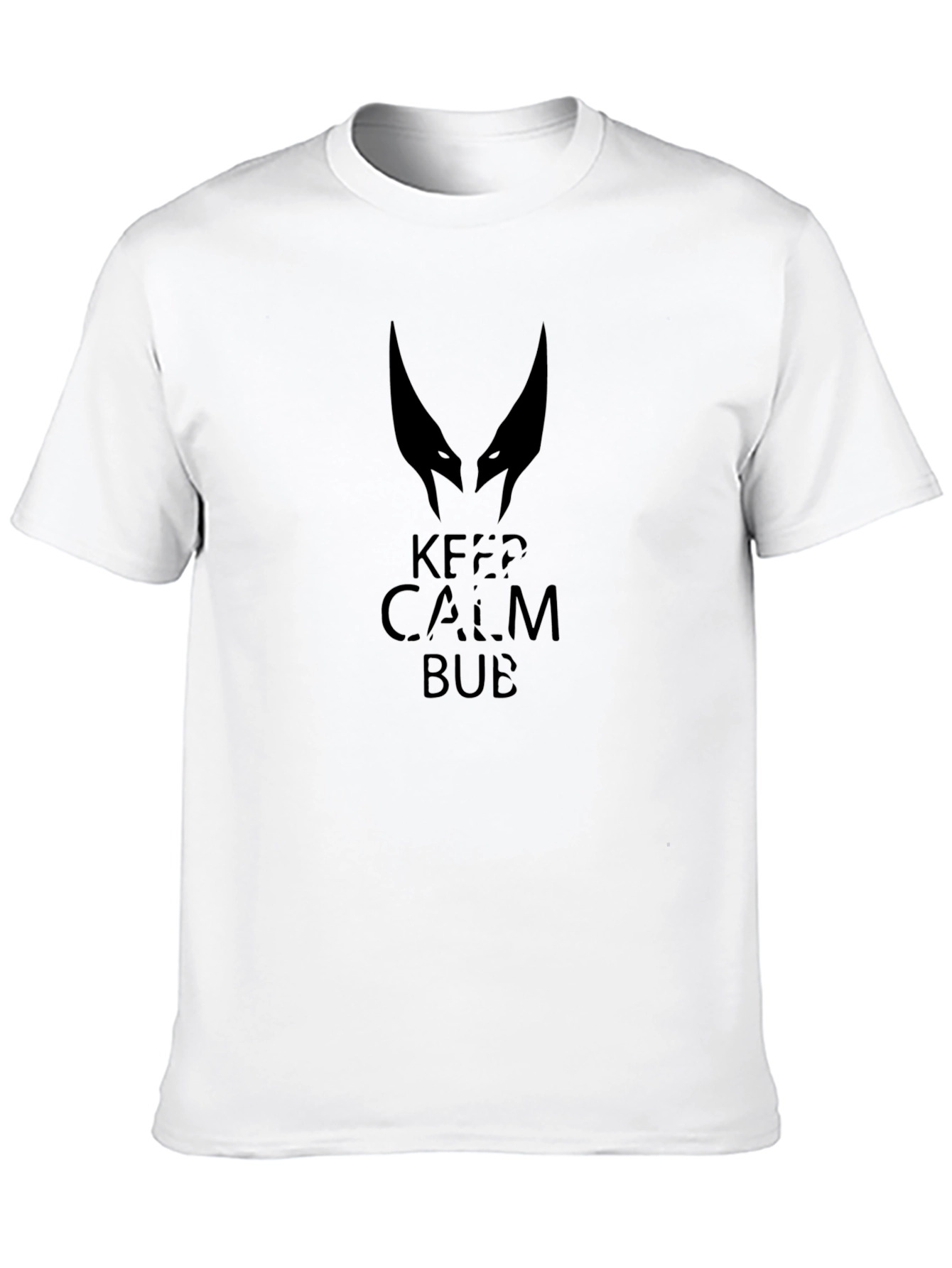 Keep Calm Bub T-Shirt - Black Graphic Tee