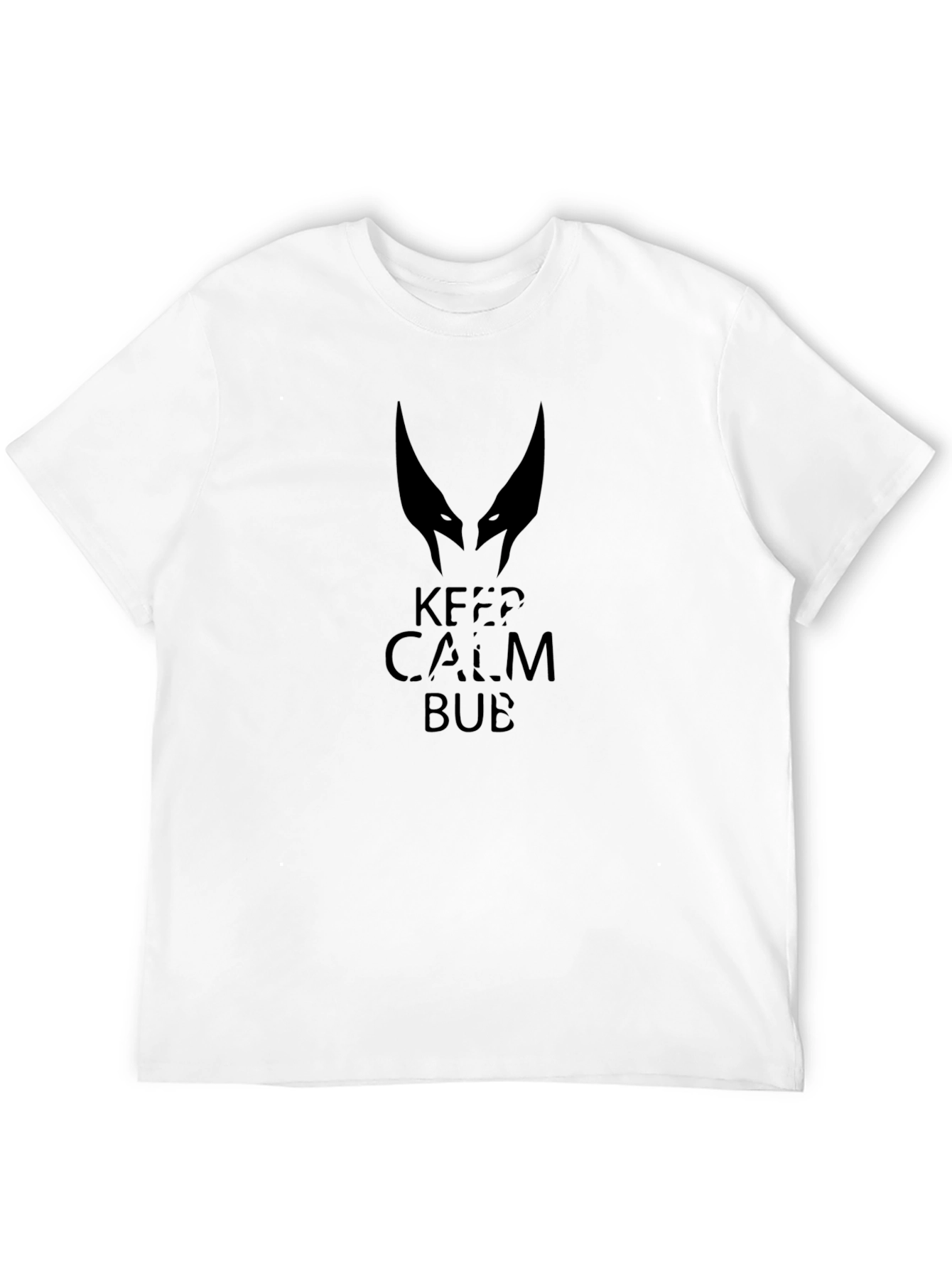 Keep Calm Bub T-Shirt - Black Graphic Tee