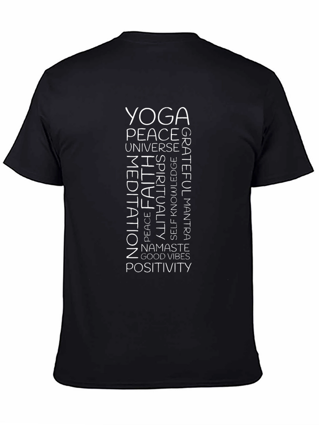 Yoga Mantra Black T-Shirt
