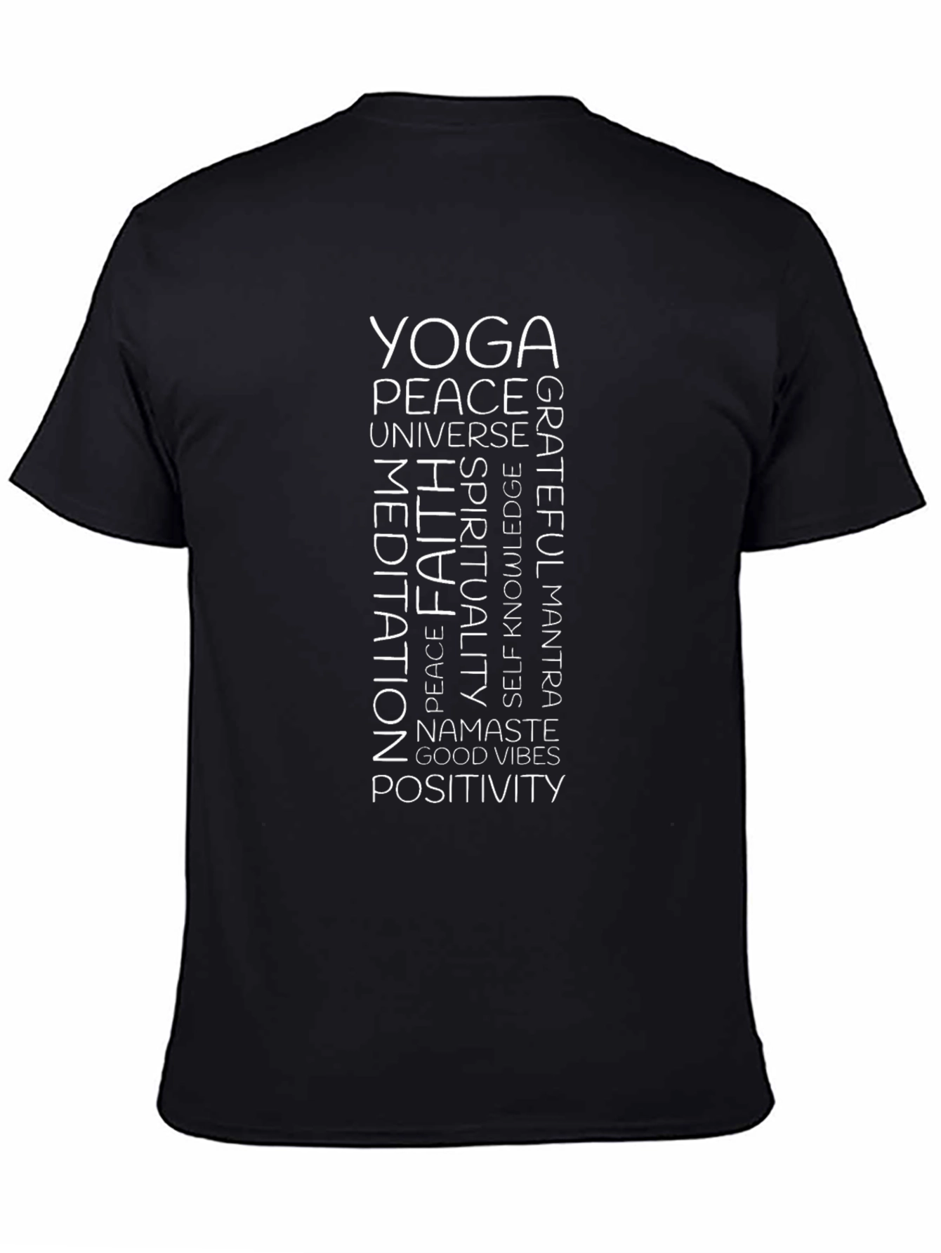 Yoga Mantra Black T-Shirt