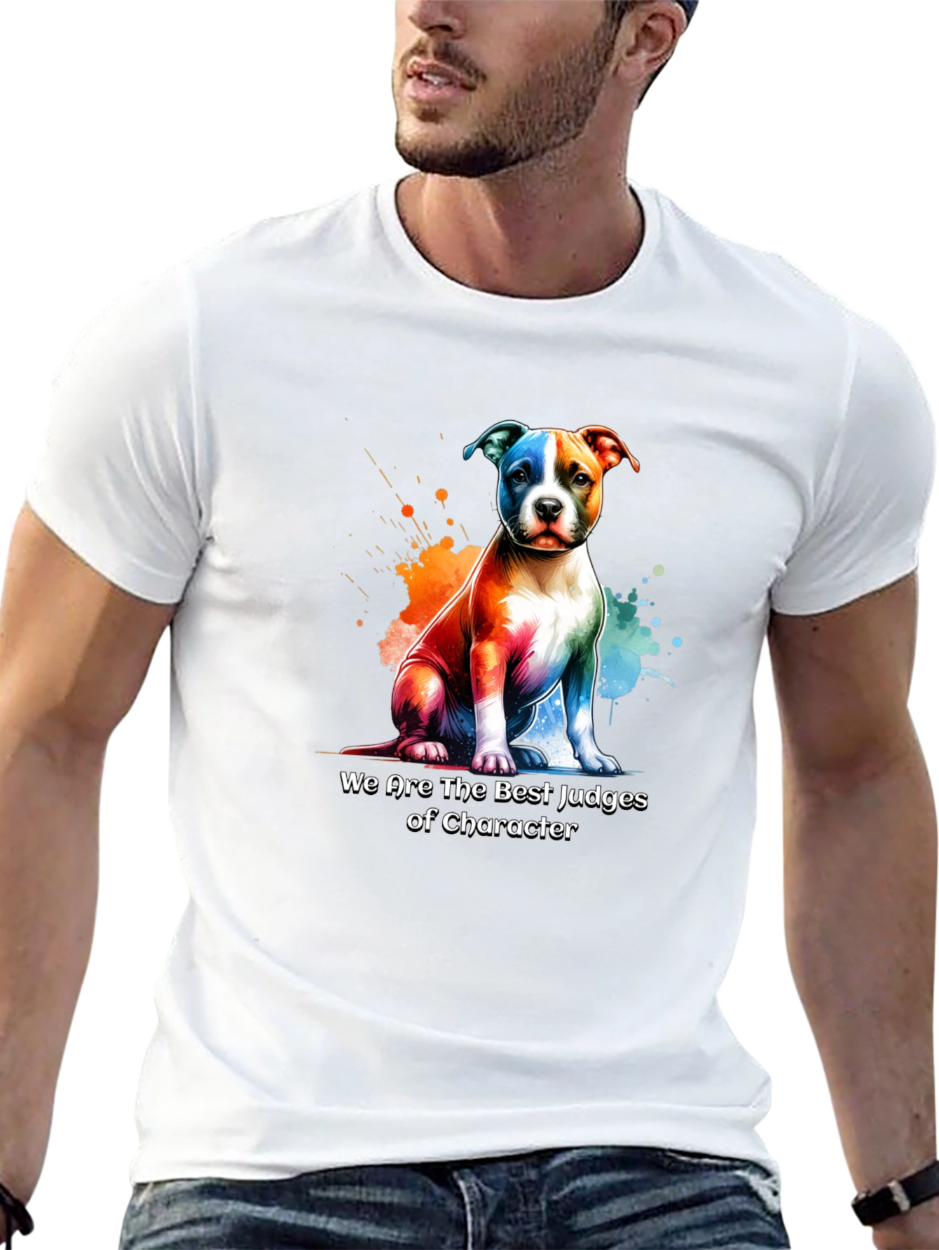 Dog Character Judge Graphic T-Shirt