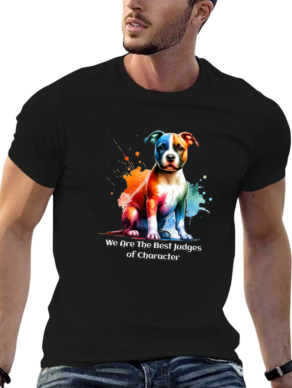 Dog Character Judge Graphic T-Shirt