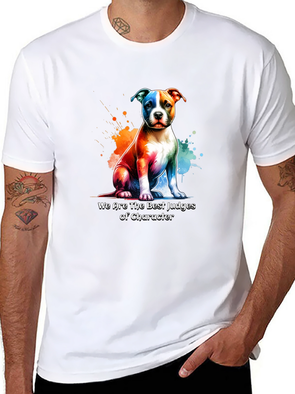Dog Character Judge Graphic T-Shirt