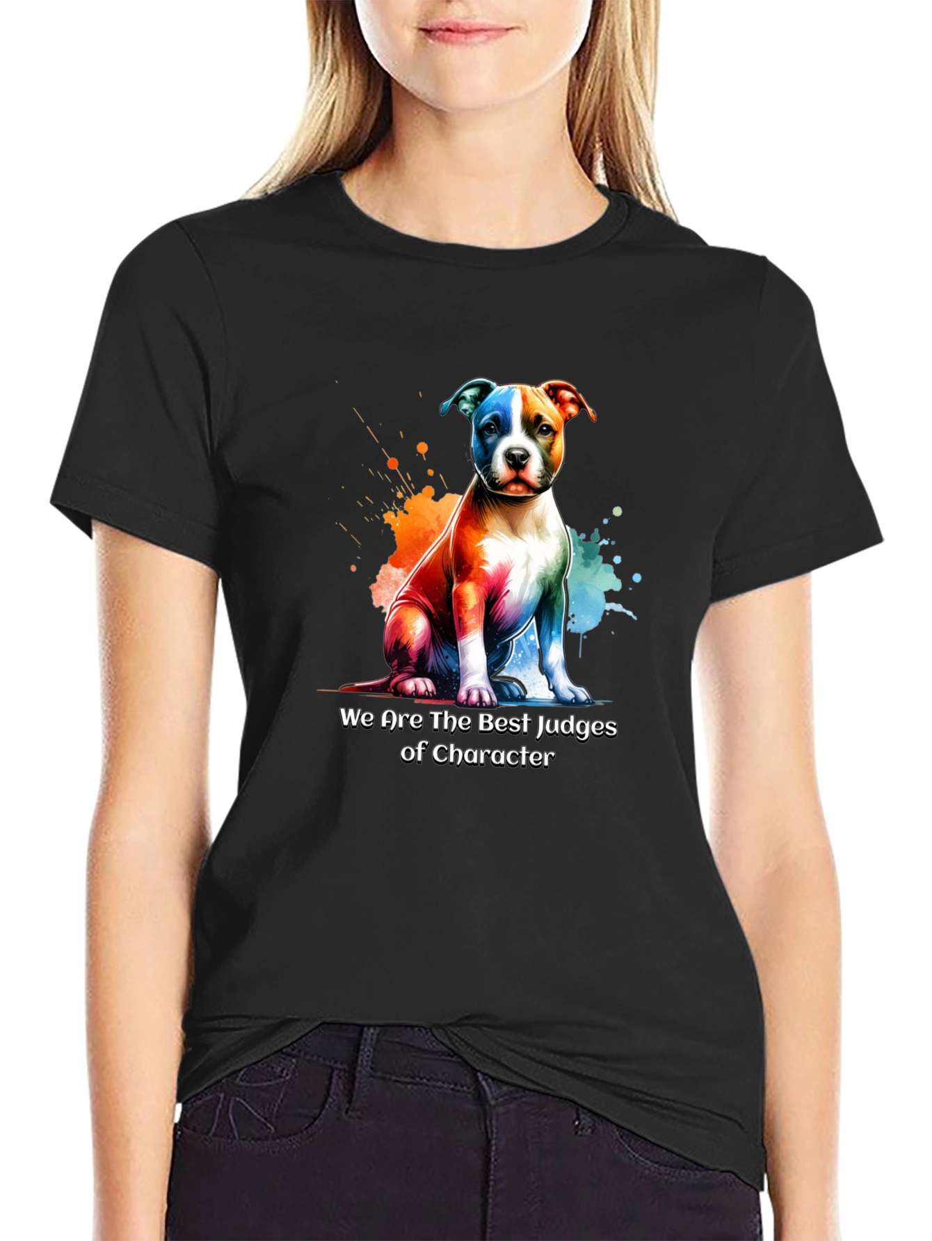 Dog Character Judge Graphic T-Shirt