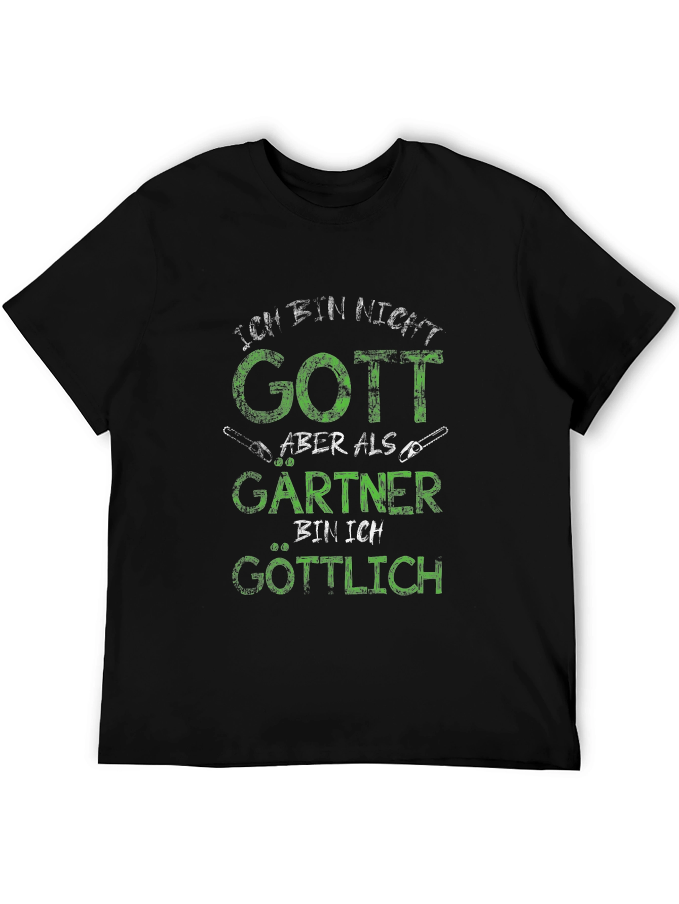 Ich Bin Nicht Gott Gardener T-Shirt