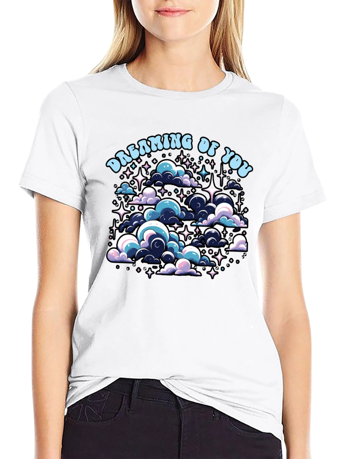 Dreaming Of You Graphic Black T-Shirt
