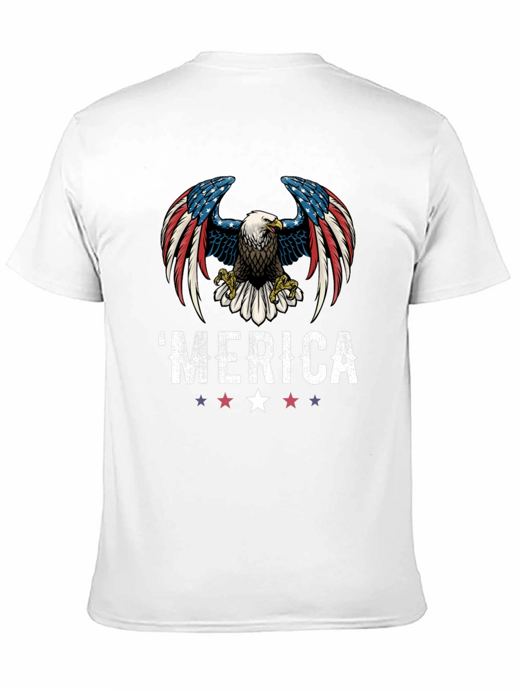 Patriotic Eagle Graphic T-Shirt