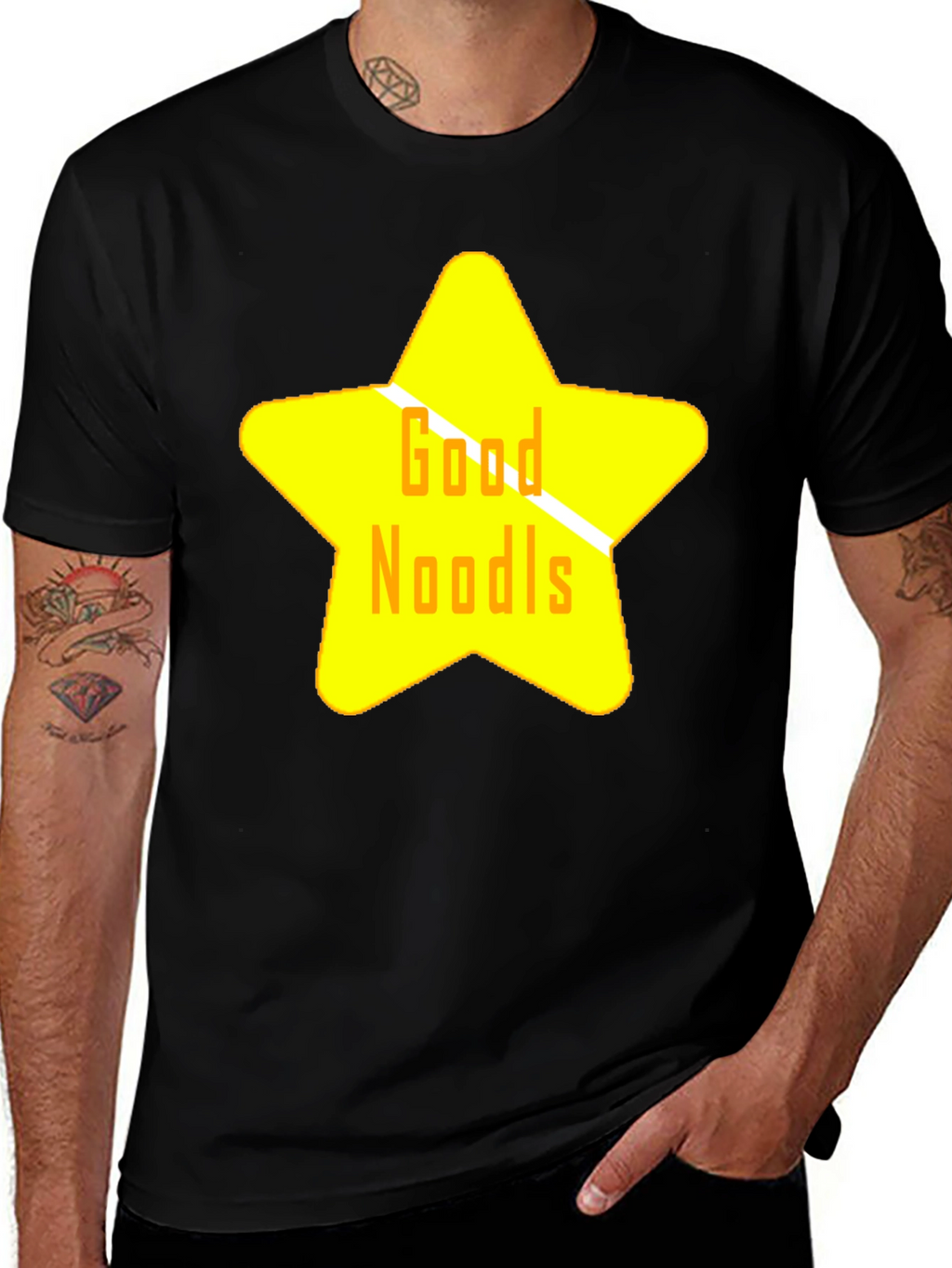 Good Noodls Black Star T-Shirt