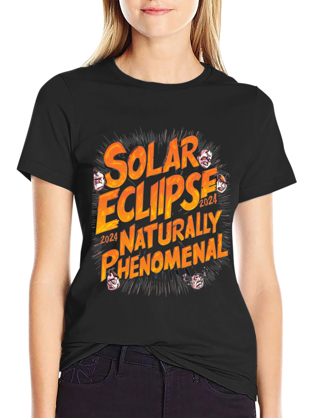 Solar Eclipse 2024 T-Shirt - Naturally Phenomenal