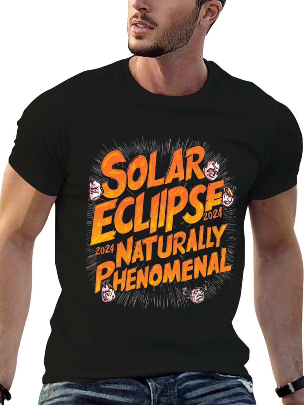 Solar Eclipse 2024 T-Shirt - Naturally Phenomenal