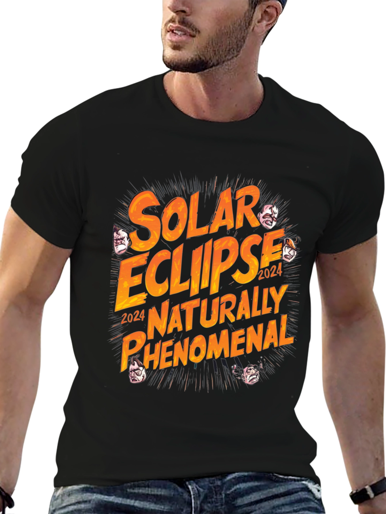 Solar Eclipse 2024 T-Shirt - Naturally Phenomenal