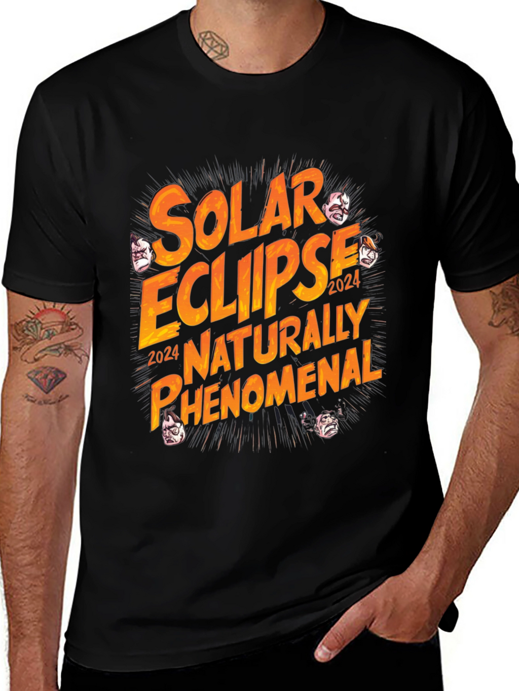 Solar Eclipse 2024 T-Shirt - Naturally Phenomenal