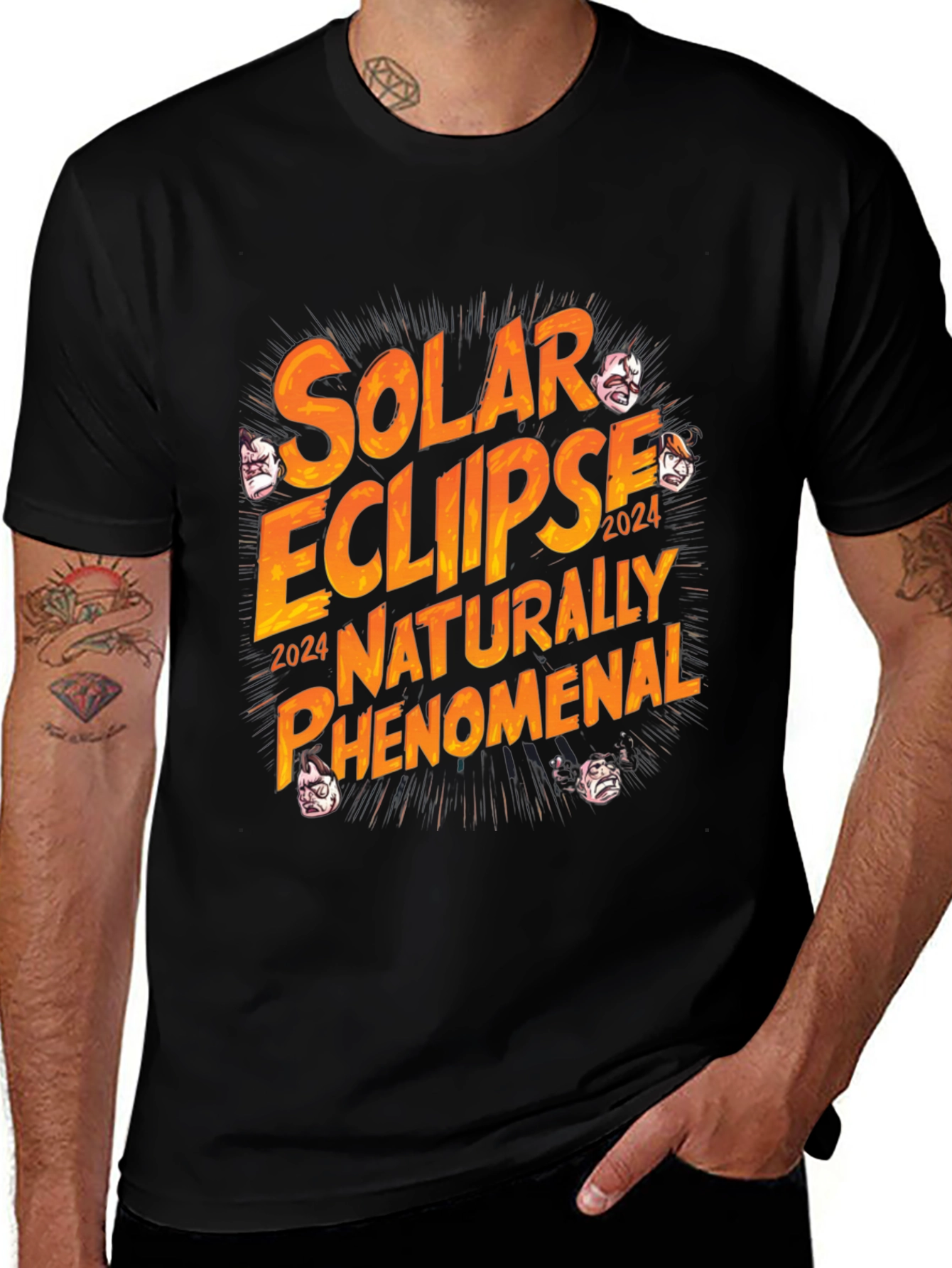 Solar Eclipse 2024 T-Shirt - Naturally Phenomenal