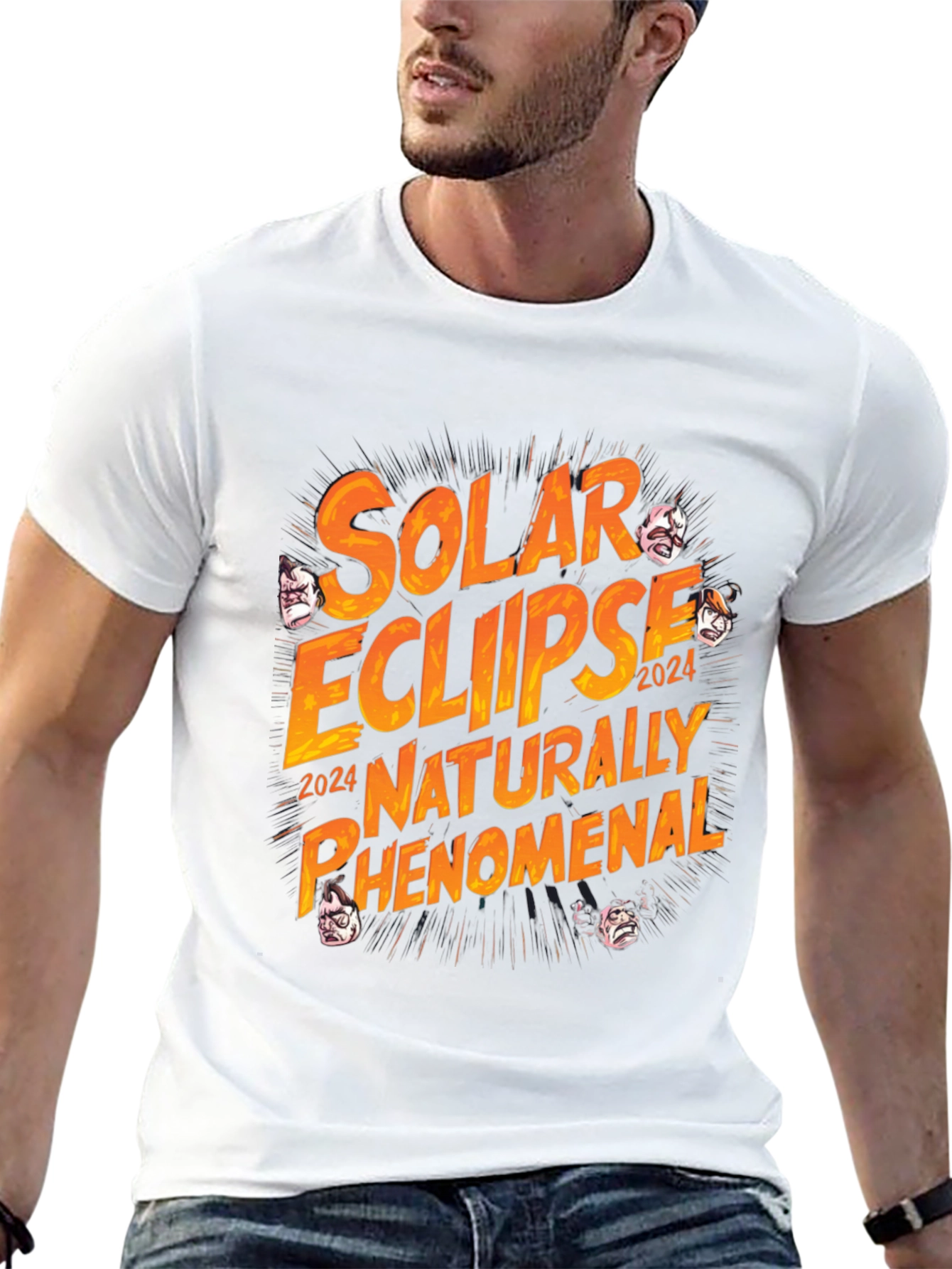 Solar Eclipse 2024 T-Shirt - Naturally Phenomenal