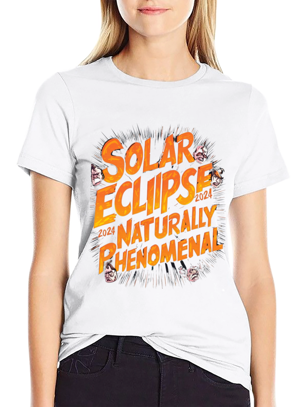 Solar Eclipse 2024 T-Shirt - Naturally Phenomenal