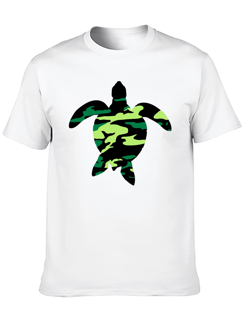 Camouflage Turtle Graphic Tee