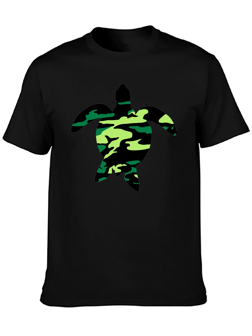 Camouflage Turtle Graphic Tee