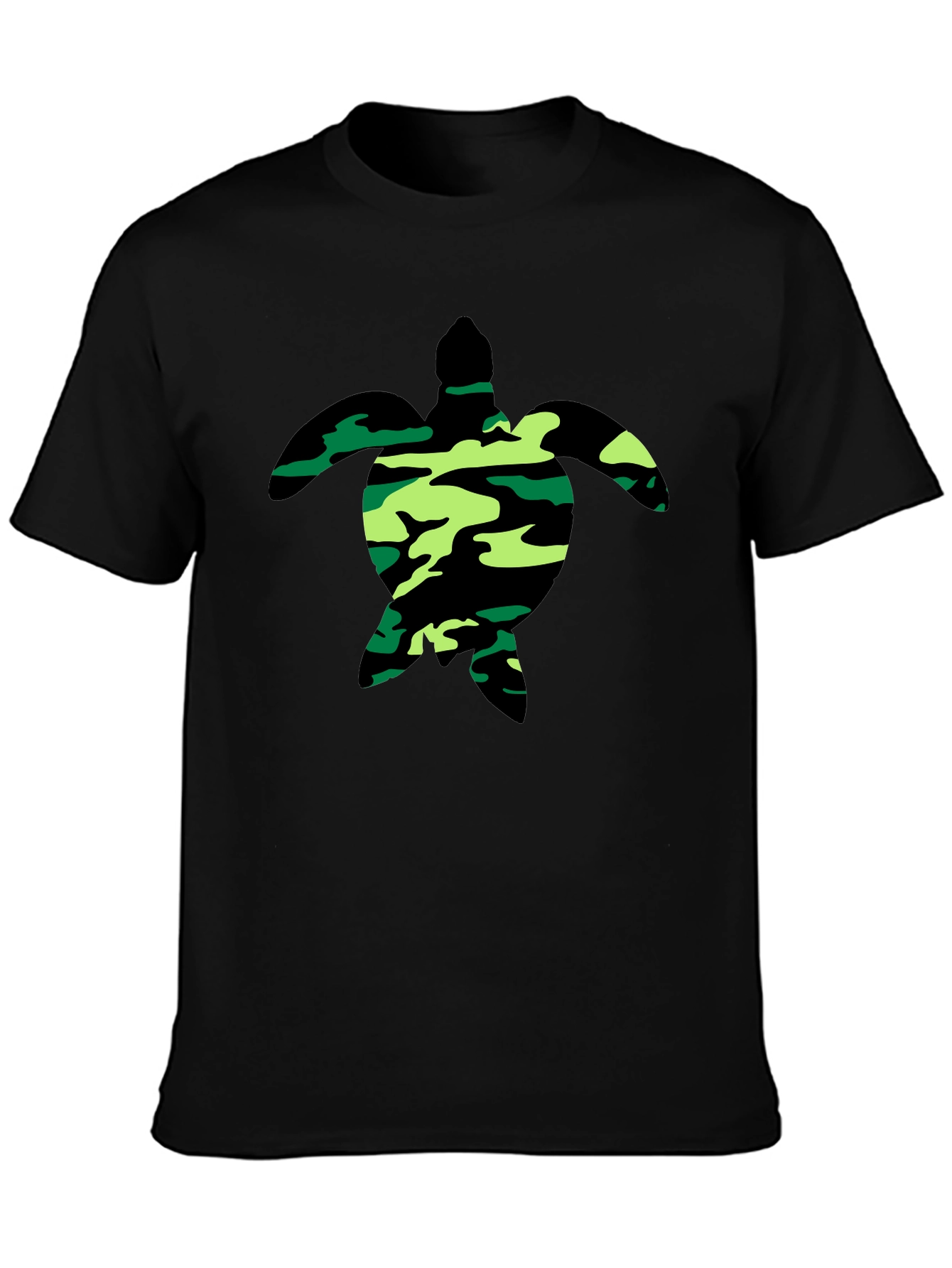 Camouflage Turtle Graphic Tee