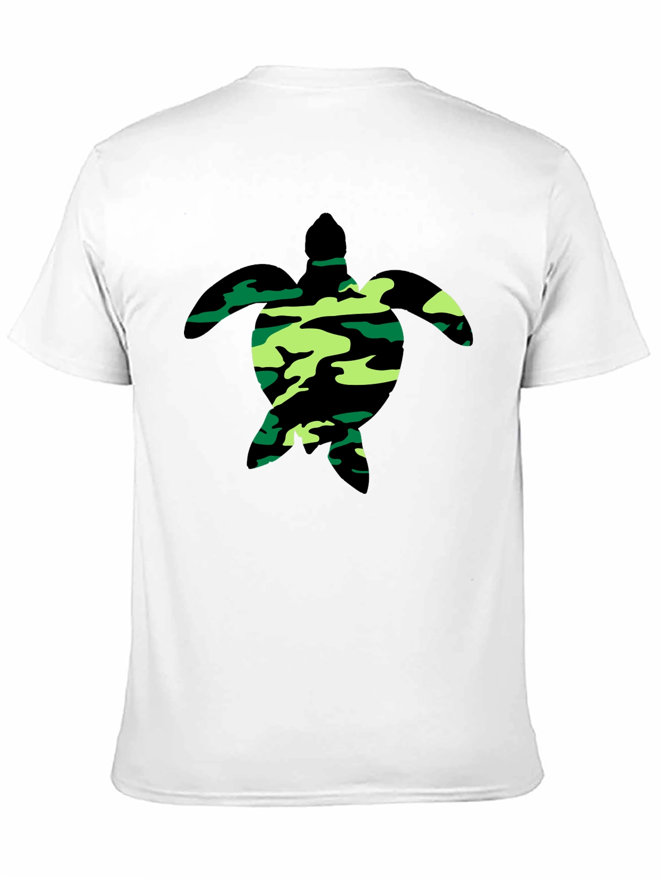 Camouflage Turtle Graphic Tee