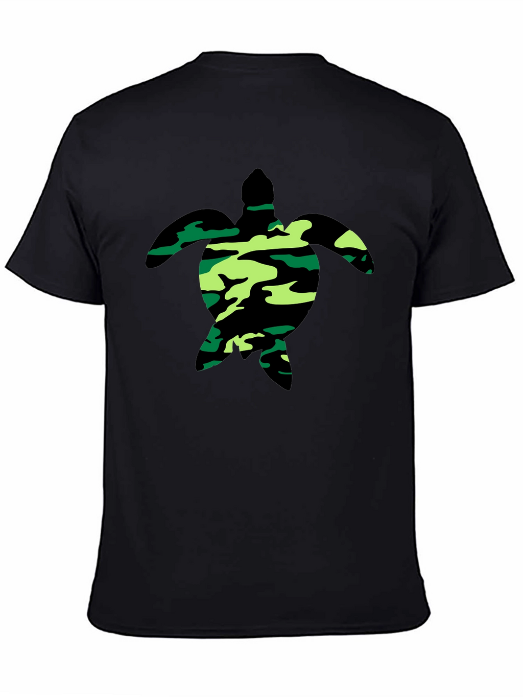 Camouflage Turtle Graphic Tee