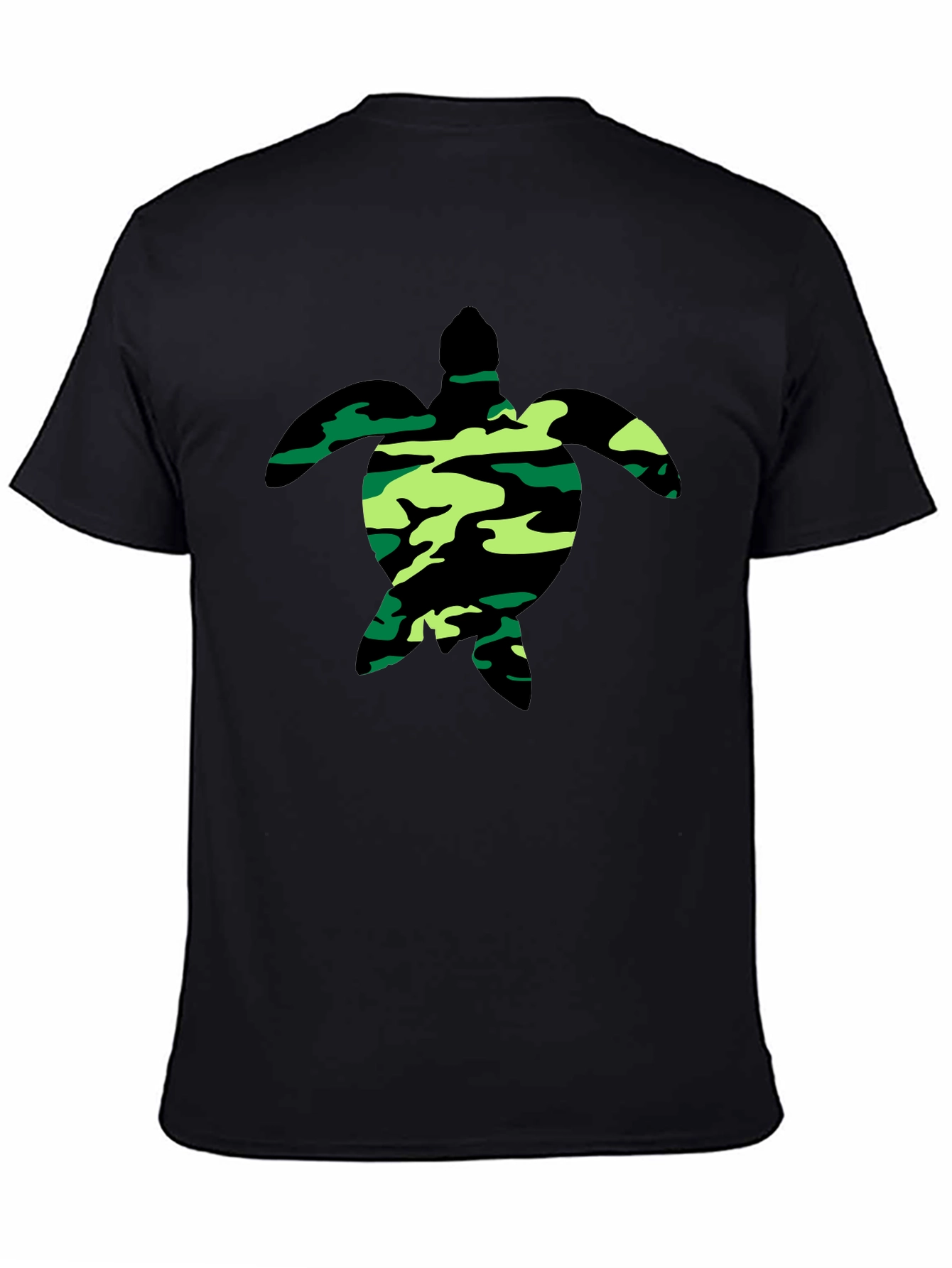 Camouflage Turtle Graphic Tee