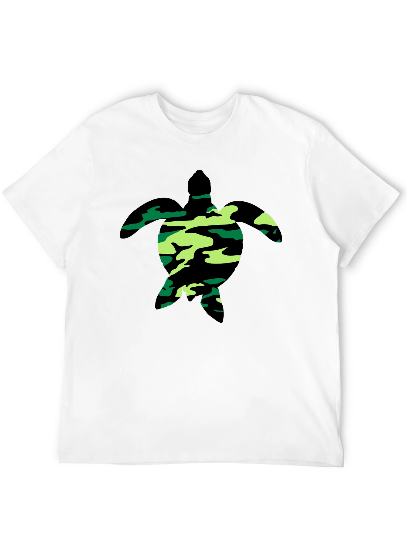 Camouflage Turtle Graphic Tee