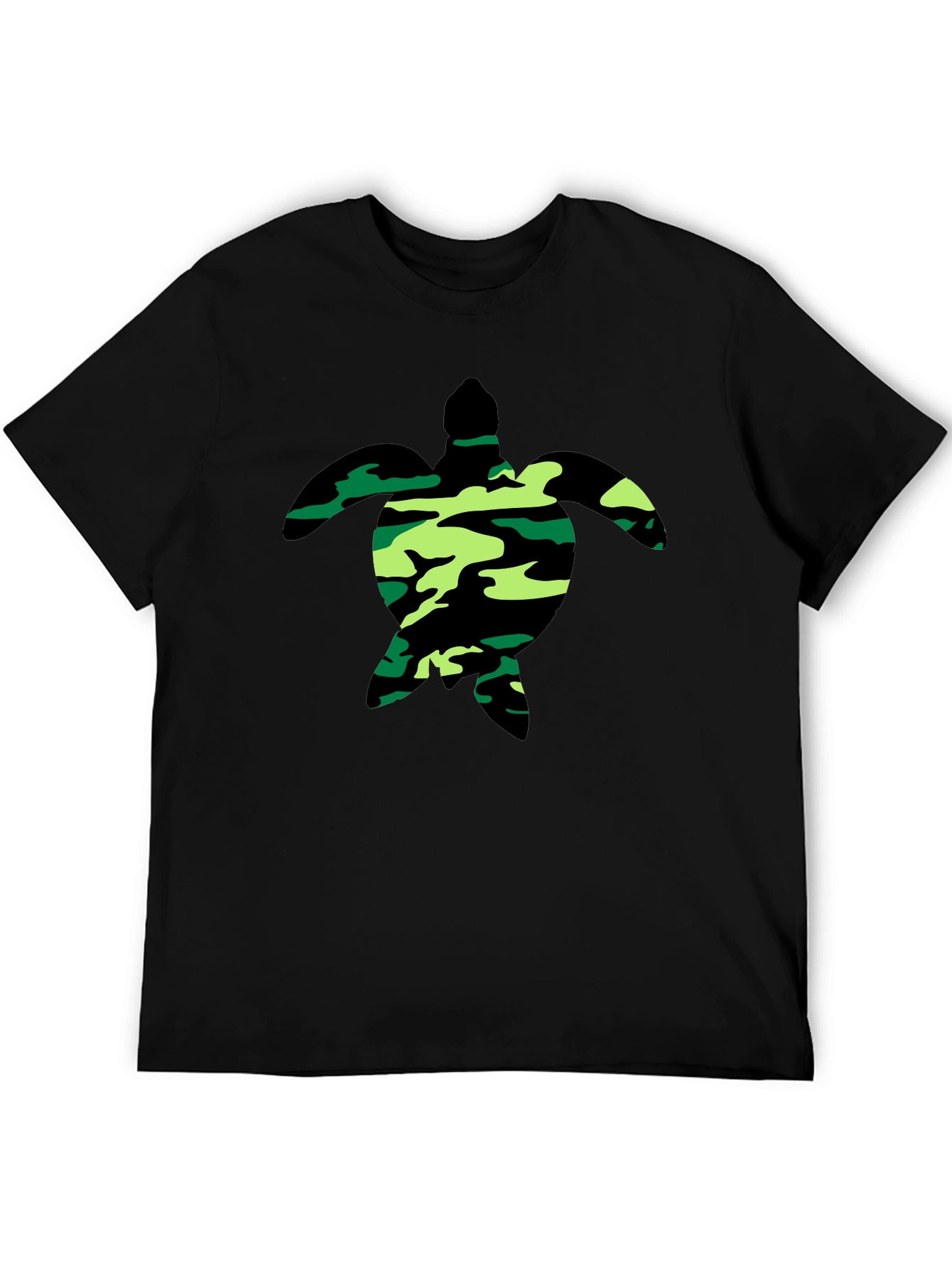 Camouflage Turtle Graphic Tee