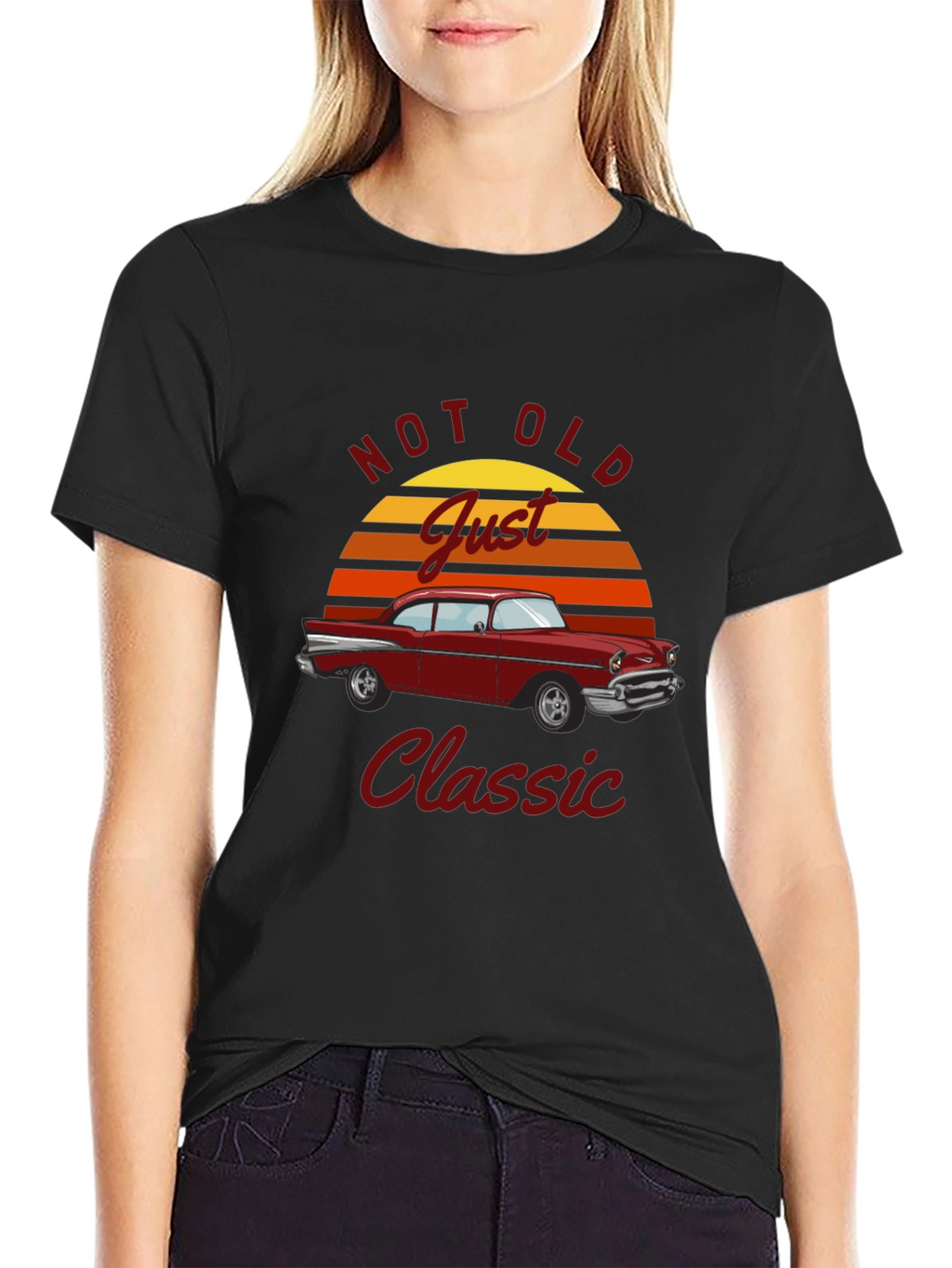 Not Old Just Classic Car Graphic T-Shirt