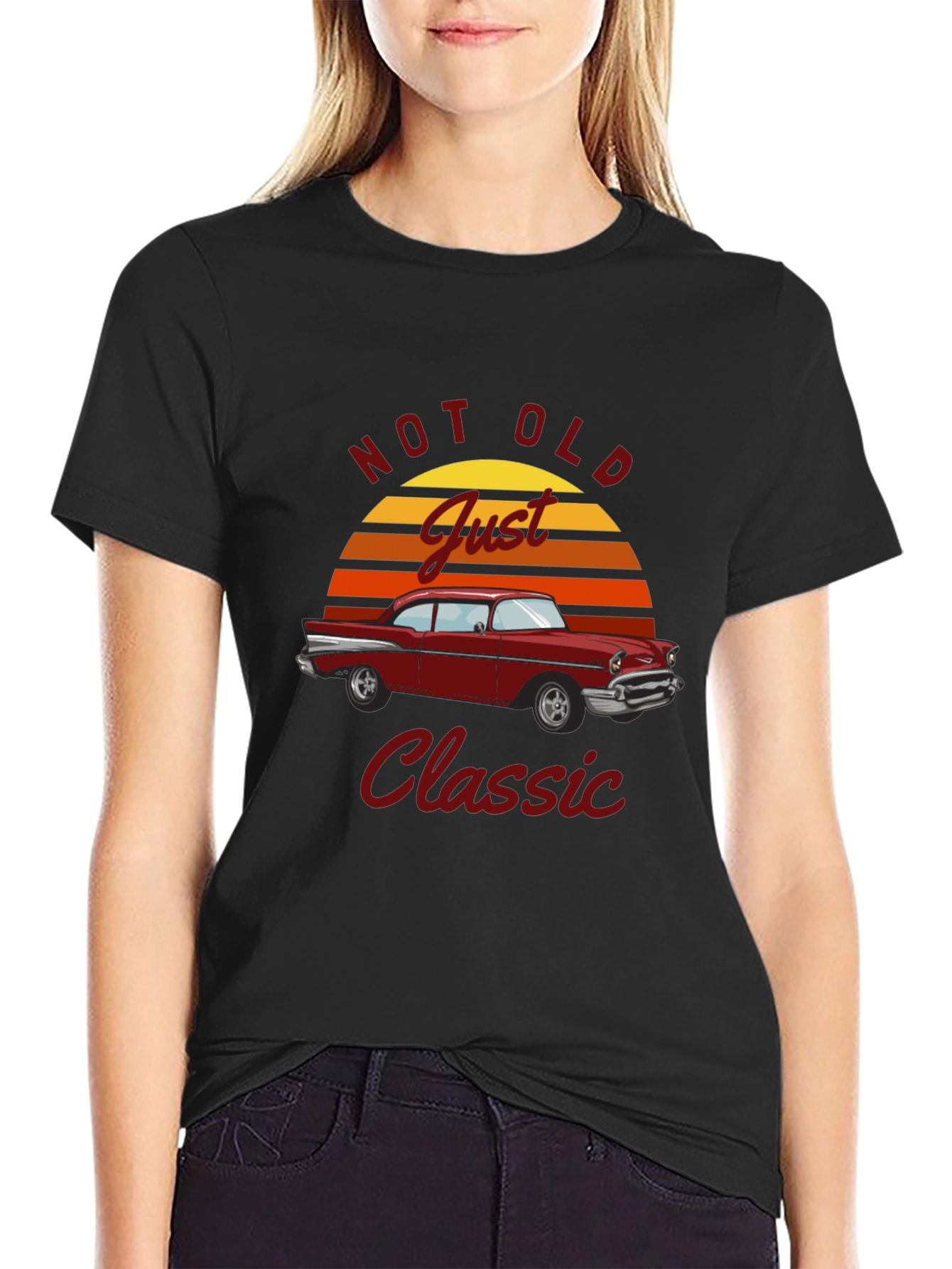 Not Old Just Classic Car Graphic T-Shirt