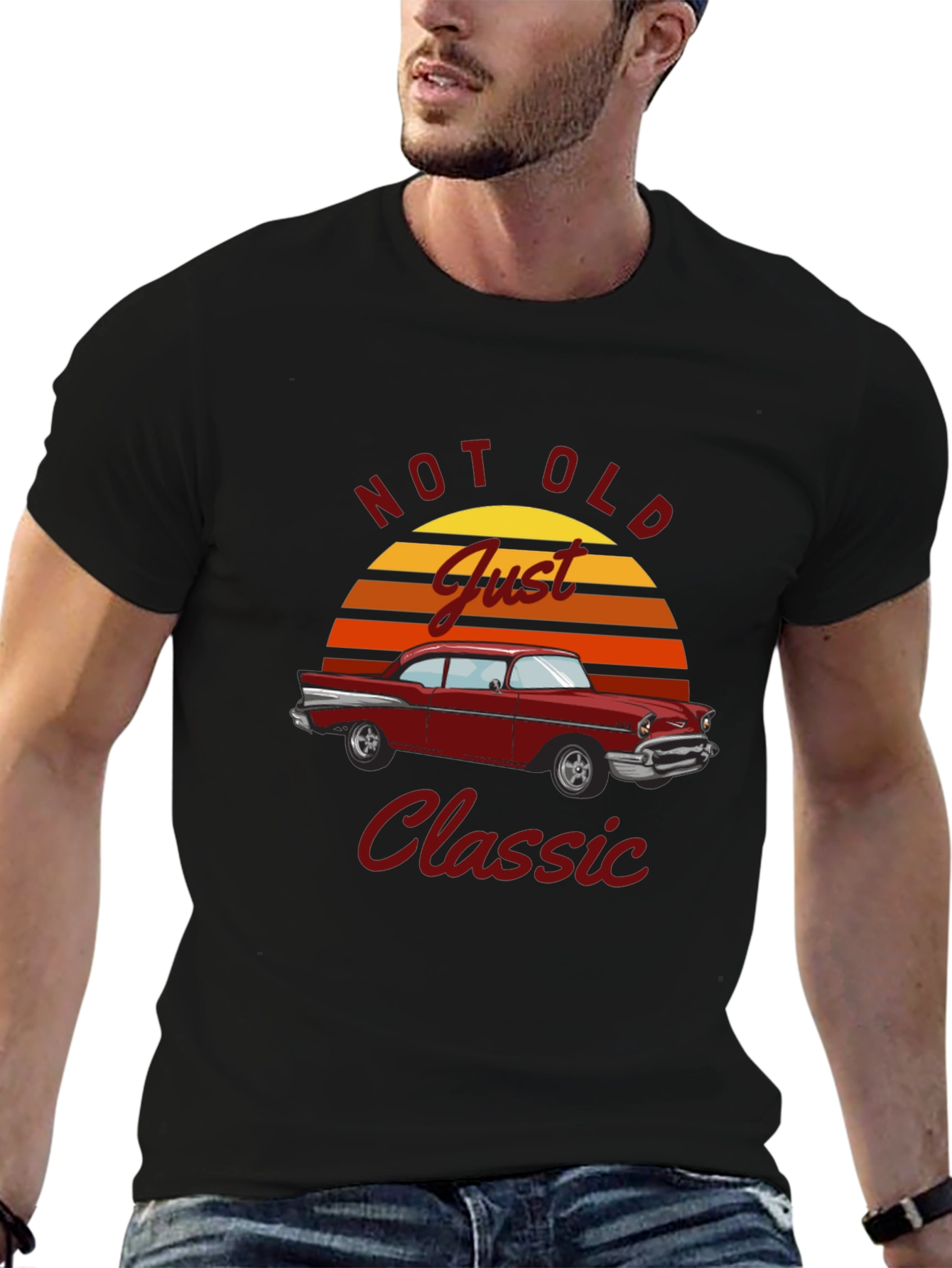 Not Old Just Classic Car Graphic T-Shirt