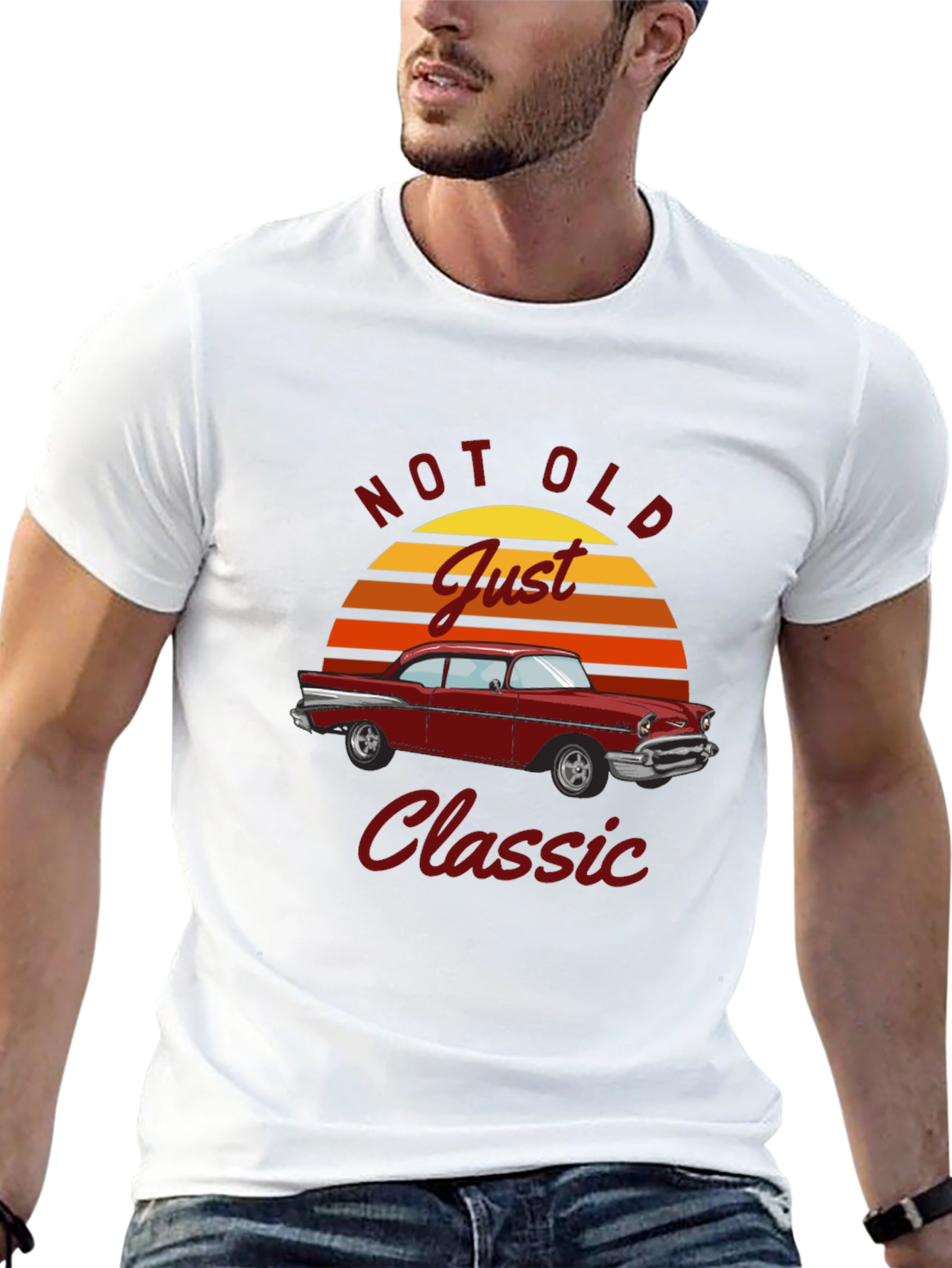 Not Old Just Classic Car Graphic T-Shirt