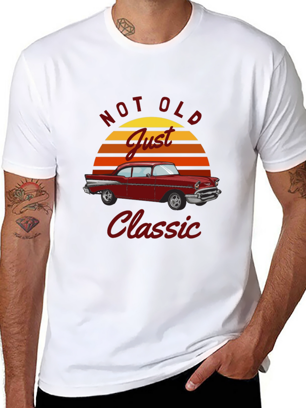 Not Old Just Classic Car Graphic T-Shirt