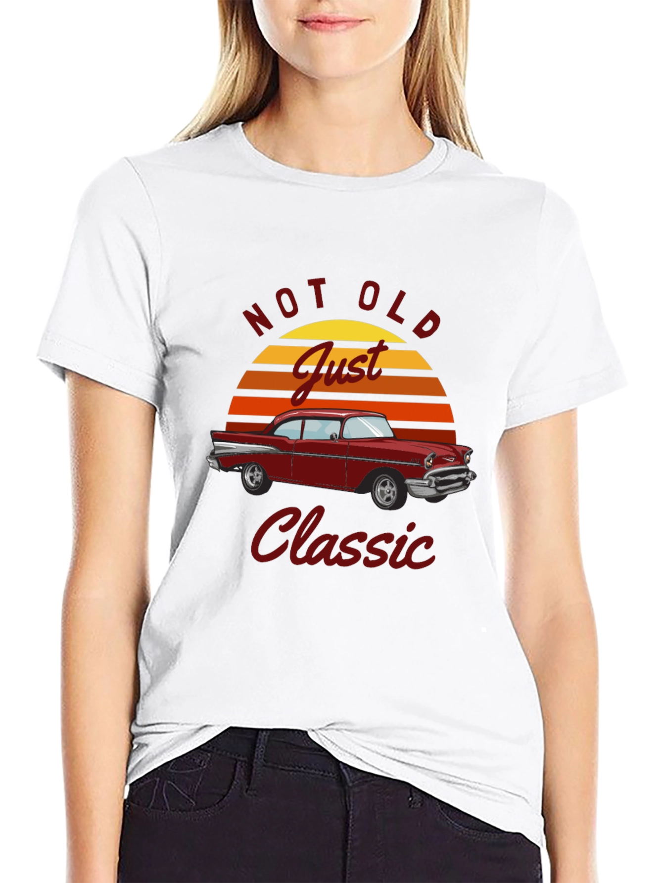 Not Old Just Classic Car Graphic T-Shirt