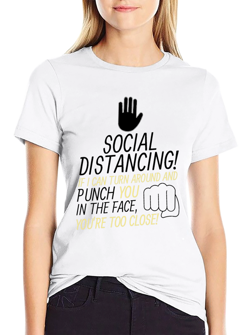 Social Distancing T-Shirt - Funny Pandemic Tee