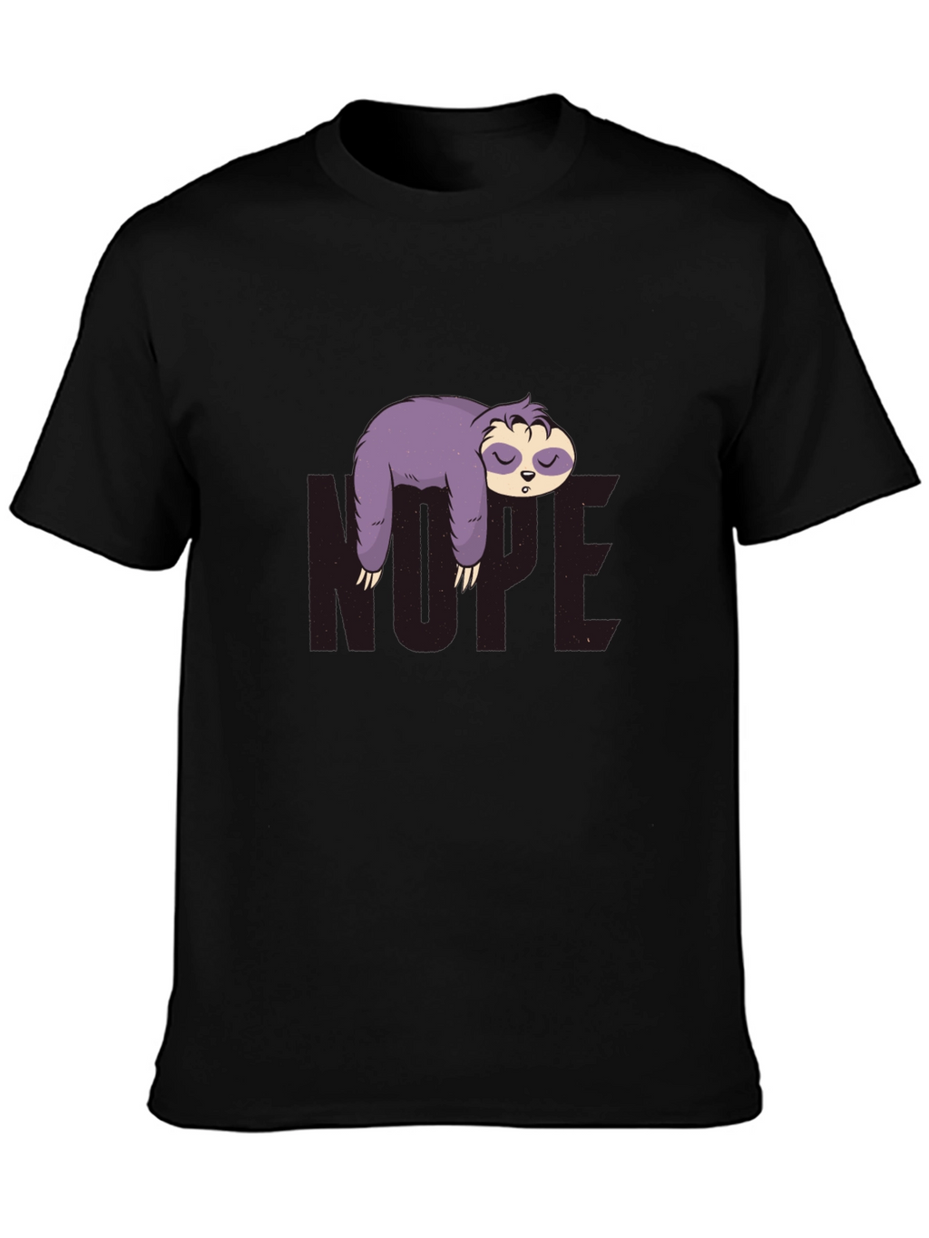 Nope Sloth Graphic Tee - Relaxed Fit