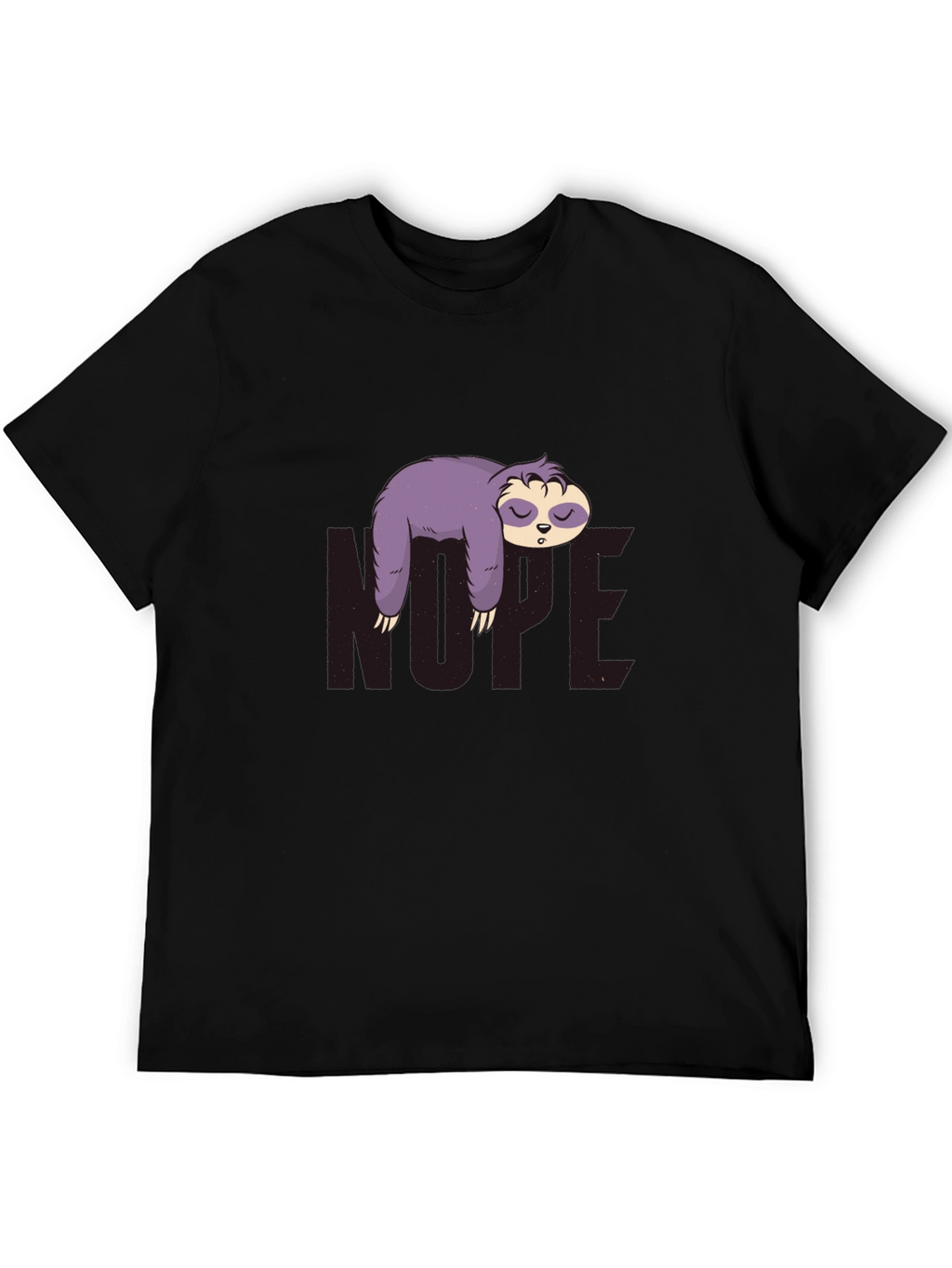 Nope Sloth Graphic Tee - Relaxed Fit