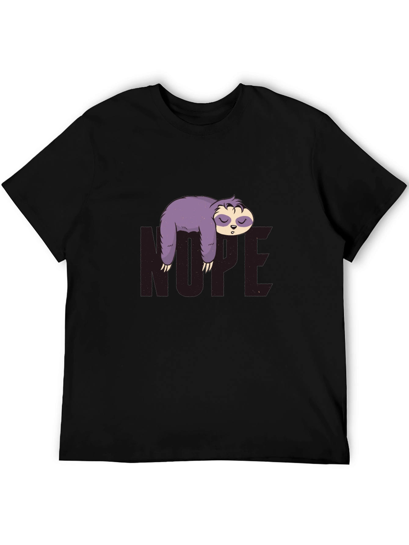 Nope Sloth Graphic Tee - Relaxed Fit