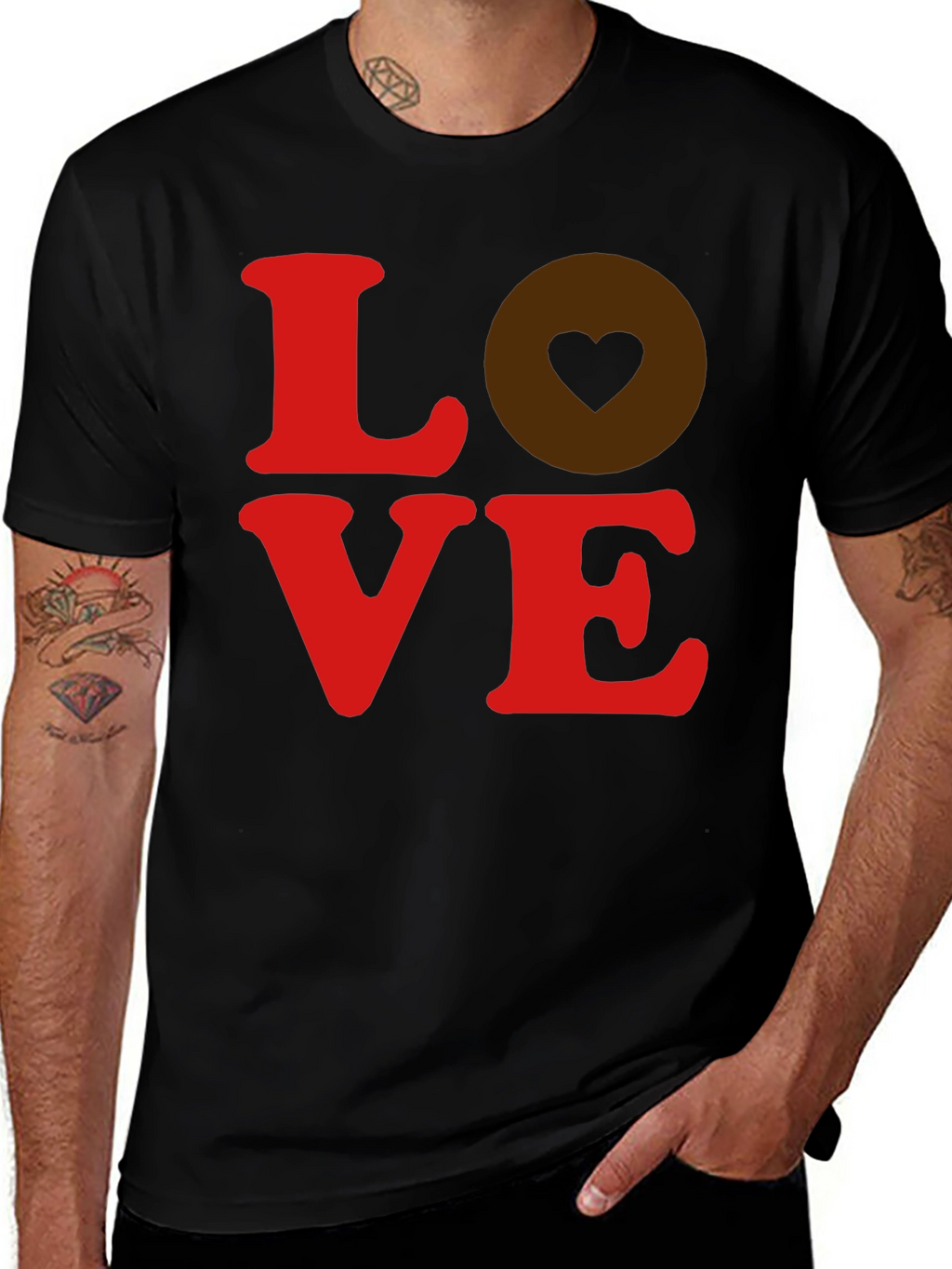 LOVE Graphic T-Shirt - Modern Mens Tee