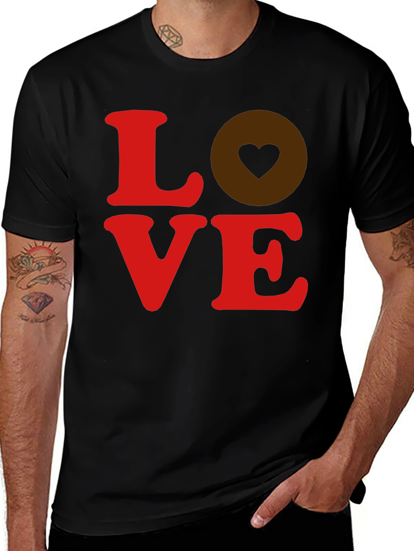 LOVE Graphic T-Shirt - Modern Mens Tee