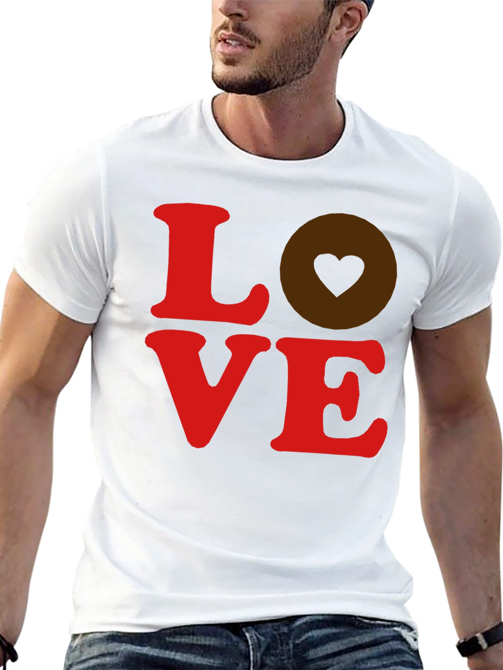 LOVE Graphic T-Shirt - Modern Mens Tee