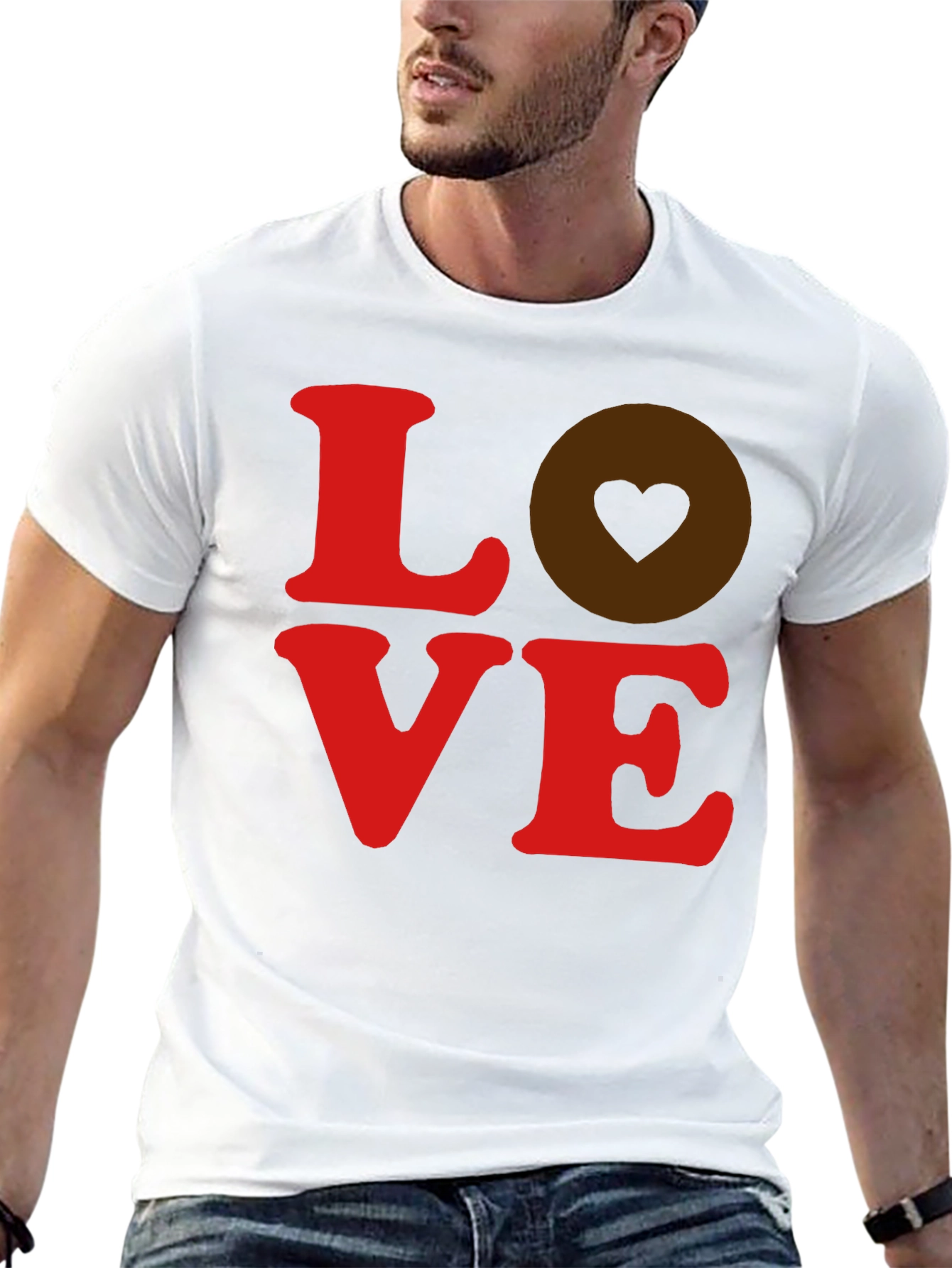 LOVE Graphic T-Shirt - Modern Mens Tee