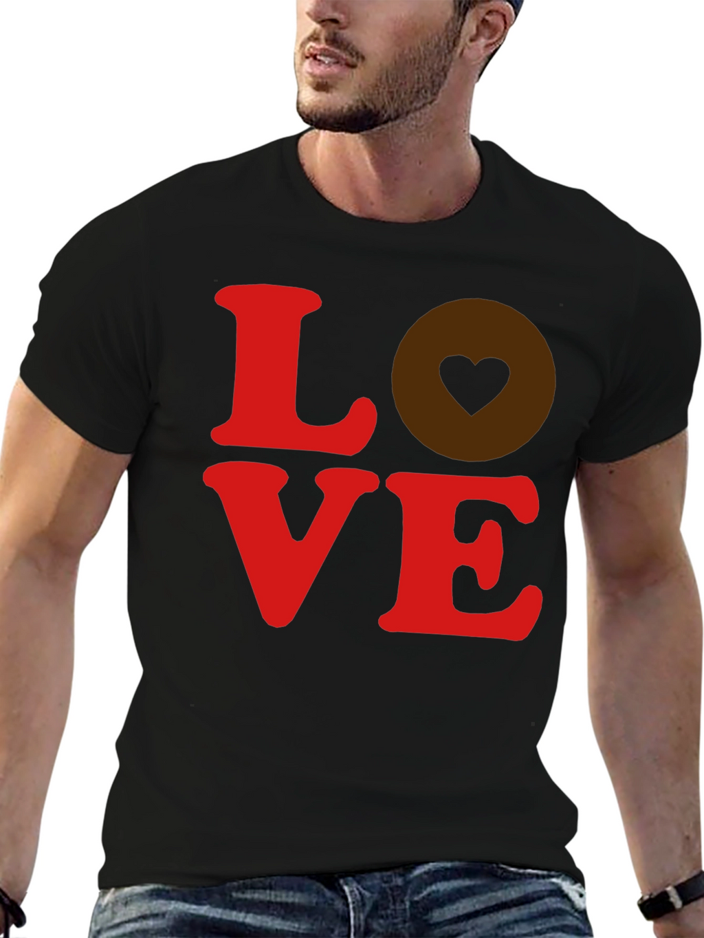 LOVE Graphic T-Shirt - Modern Mens Tee
