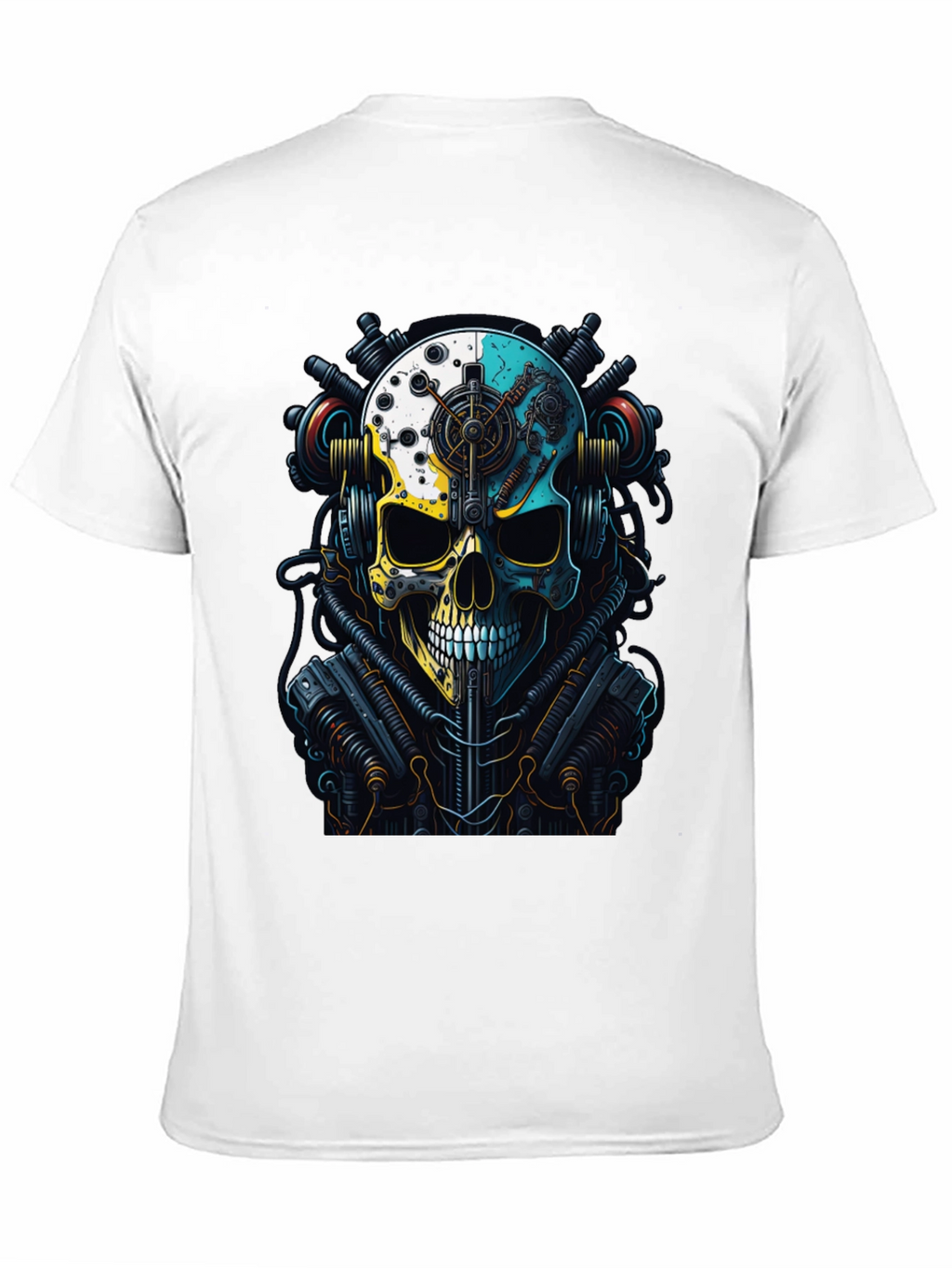 Steampunk Skull Graphic T-Shirt