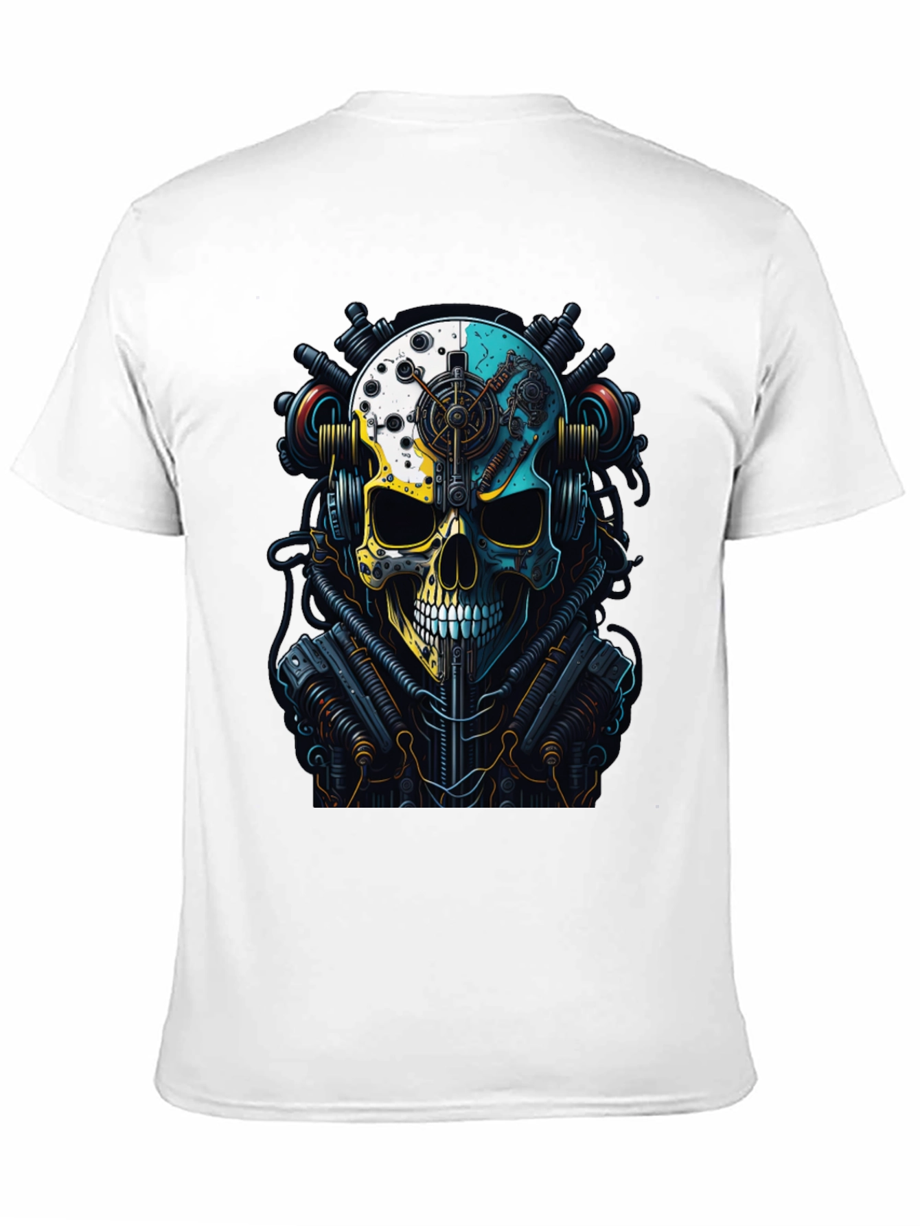 Steampunk Skull Graphic T-Shirt