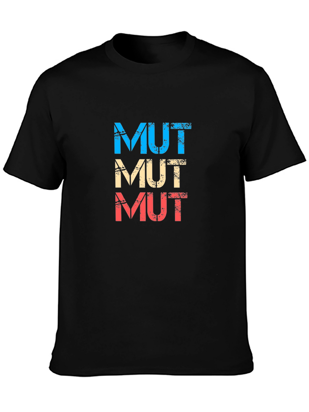 MUT T-Shirt Retro Design Cotton Tee