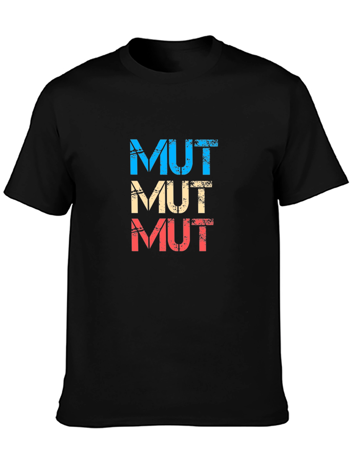 MUT T-Shirt Retro Design Cotton Tee