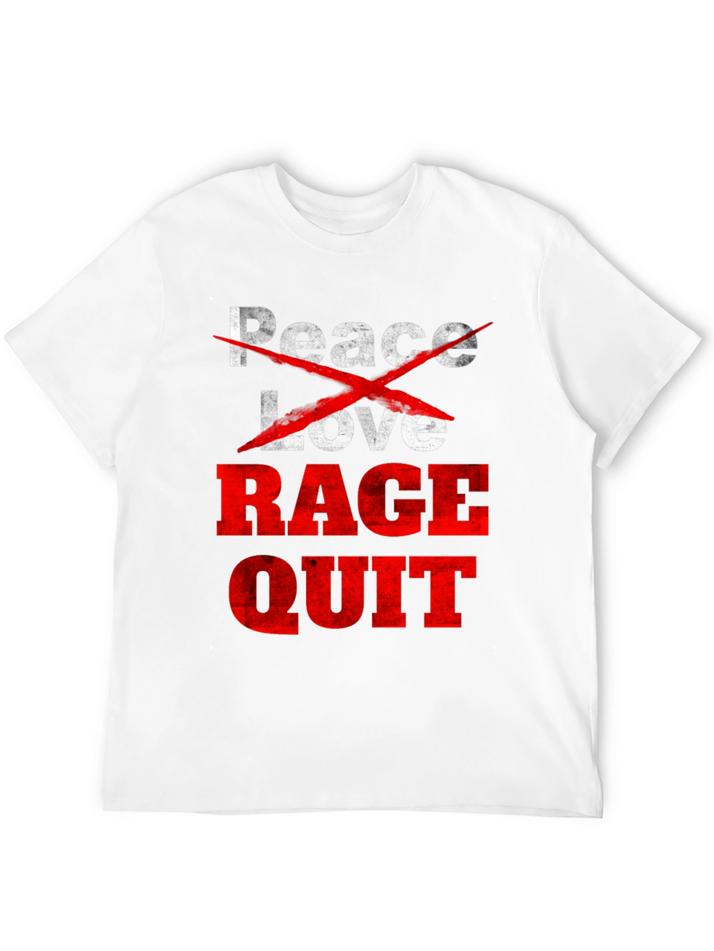 Peace Love Rage Quit Graphic Tee