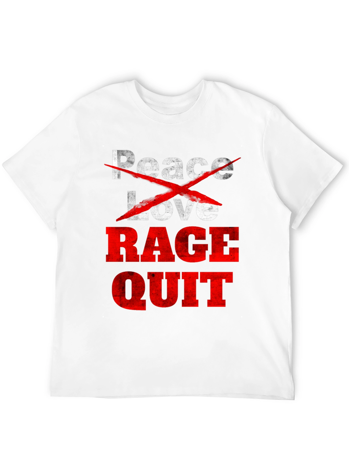 Peace Love Rage Quit Graphic Tee