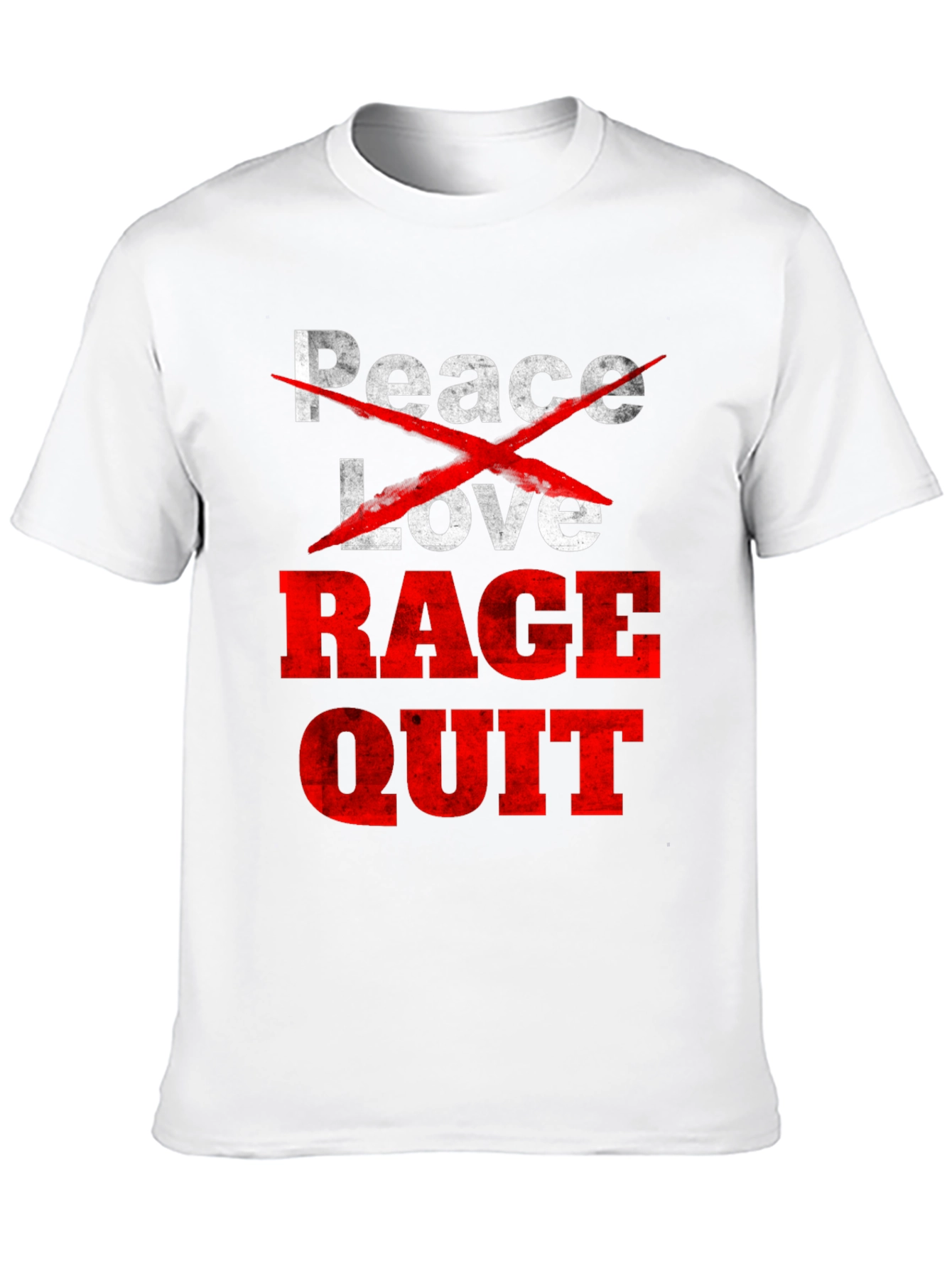 Peace Love Rage Quit Graphic Tee